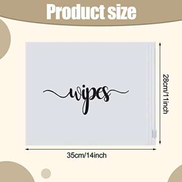 Boao 15 Pack Hospital Bags for Labor and Delivery 11 x 14 Inch Diaper Bag Organizing Pouches Reseala...