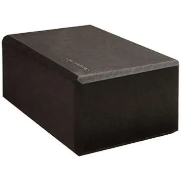 Amazon Basics Yoga Block, Set of 2, Black
