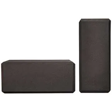 Amazon Basics Yoga Block, Set of 2, Black