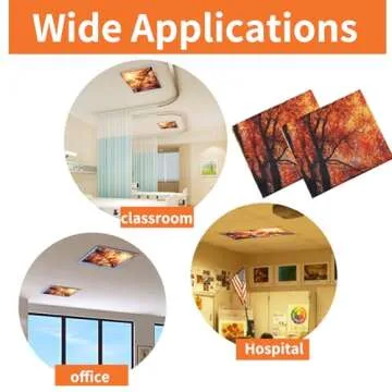Torixqi Fluorescent Light Covers - Magnetic and Stylish