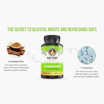 Ashwagandha Capsules with L-Theanine & Black Pepper for Energy
