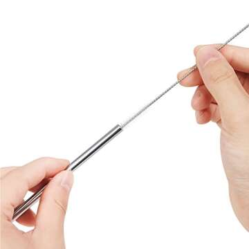 OKGD 25 Piece Stainless Steel Straws Set - Eco-Friendly