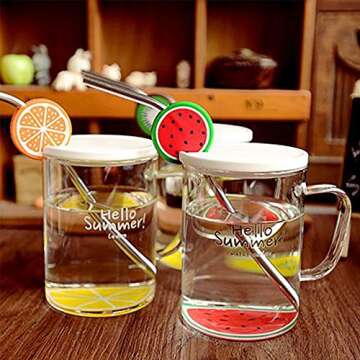 OKGD 25 Piece Stainless Steel Straws Set - Eco-Friendly