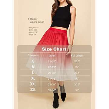 Elegant High Elastic Waist Pleated Midi Skirt for Women