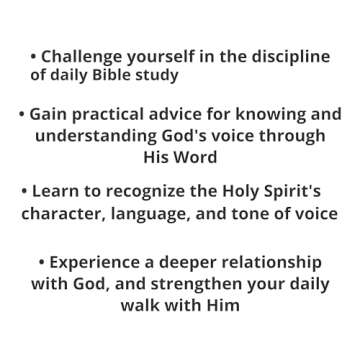Discerning the Voice of God: How to Recognize When God Speaks - Bible Study Book with Video Access