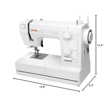 Janome HD1000 Heavy-Duty Sewing Machine with 14 Stitches