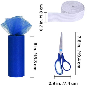 Vibrant 11 Colors Tulle Rolls Set for Crafts & Costumes