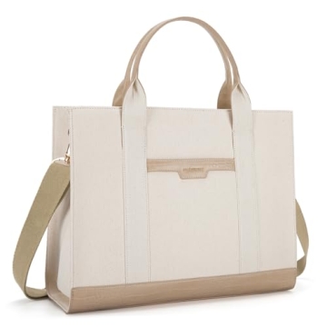 Missnine Tote Bag Canvas Laptop Bag - Stylish and Durable Briefcase