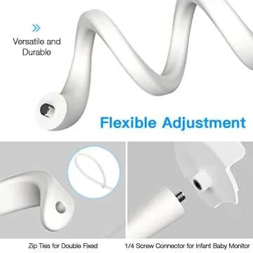 Flexible Baby Monitor Mount for Babysense Cameras