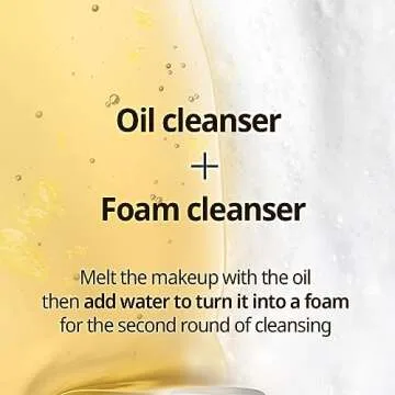 PRIMERA (PRMR OilToFoam Cleanser Korean Deep Cleansing Oil, Daily Makeup Remover, Blackheads, Dust and Dirt Removal, Pore Cleaning, Hyaluronic acid (200ml, 6.76 fl. oz)