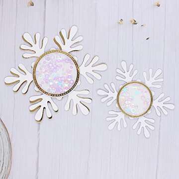 KSCRAFT Christmas Snowflake Shaker Metal Cutting Dies Stencils for DIY Scrapbooking Decorative Embos...