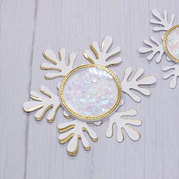 KSCRAFT Christmas Snowflake Shaker Metal Cutting Dies Stencils for DIY Scrapbooking Decorative Embossing DIY Paper Card