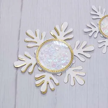 KSCRAFT Christmas Snowflake Shaker Metal Cutting Dies Stencils for DIY Scrapbooking Decorative Embossing DIY Paper Card