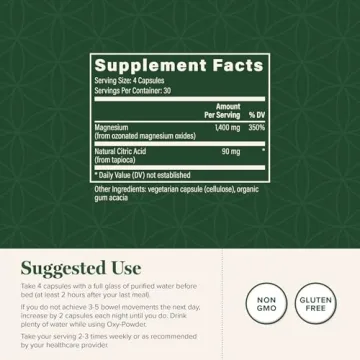 Gentle Oxy-Powder Detox Colon Cleanser for Digestive Health