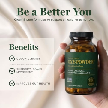 Gentle Oxy-Powder Detox Colon Cleanser for Digestive Health