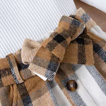 Stylish Kaipiclos Toddler Baby Girl Skirt Outfit for Fall