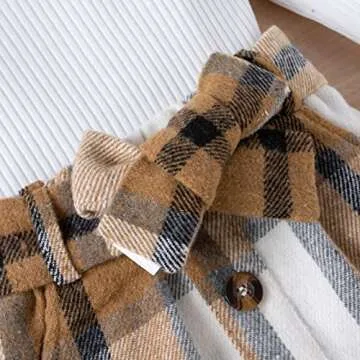 Stylish Kaipiclos Toddler Baby Girl Skirt Outfit for Fall