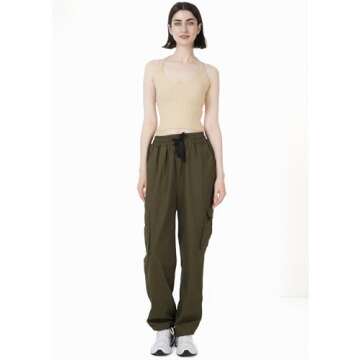 AUTWARM Knit Sleeveless Halter Neck Camisole Shapewear Crop Tops Tank Top for Women Going Out (02AM) Apricot Yellow