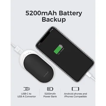 OCOOPA HotPal Rechargeable Hand Warmer with 5200mAh Battery