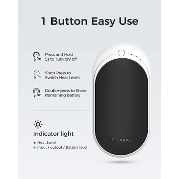 OCOOPA HotPal Rechargeable Hand Warmer with 5200mAh Battery