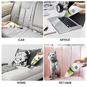 MECO Mini Vacuum - Cordless Keyboard Cleaner & More