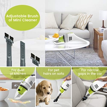 MECO Mini Vacuum - Cordless Keyboard Cleaner & More