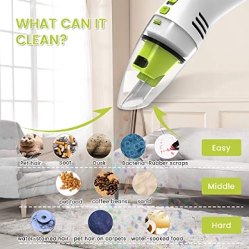 MECO Mini Vacuum - Cordless Keyboard Cleaner & More