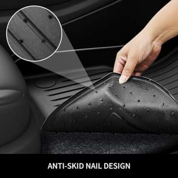 OEDRO Floor Mats for Tesla Model 3 2023-2020 Custom Fit All Weather Durable TPE Automotive Interior ...