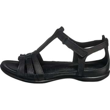 ECCO Womens Flash T-Strap Gladiator Sandal,