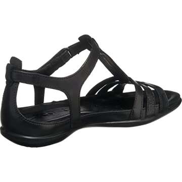 ECCO Womens Flash T-Strap Gladiator Sandal,