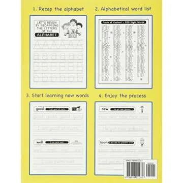 200 Must Know Sight Words Activity Workbook: Learn, Trace & Practice The 200 Most Common High Freque...