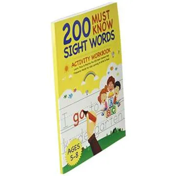 200 Must Know Sight Words Activity Workbook: Learn, Trace & Practice The 200 Most Common High Frequency Words For Kids Learning To Write & Read. | Ages 5-8