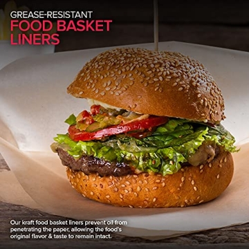 Natural Kraft Deli Sheets - 250 Pack of Eco-Friendly Food Wrappers