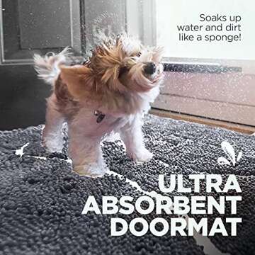 Soggy Doggy Doormat for Muddy Paws - Ultra Absorbent