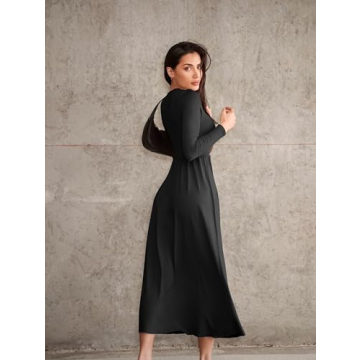 Stylish OQQ Women's Long Sleeve Maxi Dress for Every Occasion