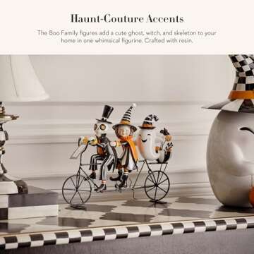 MACKENZIE-CHILDS Boo Family Figures, Halloween Home Decor and Fall Decorations