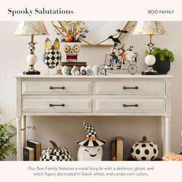 MACKENZIE-CHILDS Boo Family Figures, Halloween Home Decor and Fall Decorations