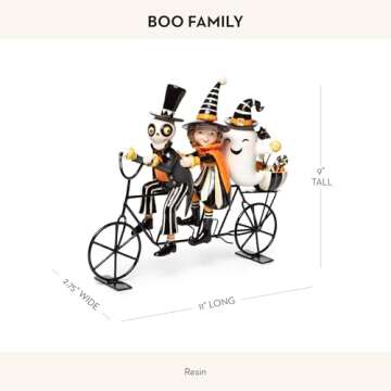 MACKENZIE-CHILDS Boo Family Figures, Halloween Home Decor and Fall Decorations