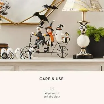 MACKENZIE-CHILDS Boo Family Figures, Halloween Home Decor and Fall Decorations