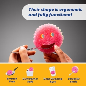 Scrub Mommy Sponges - Dual-Sided Non-Scratch Cleaning Solution