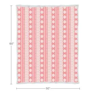 Lavish Home Cozy Reversible Fleece Blanket - 50x60"