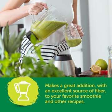 Healthy Delights Organic Greens Powder, Greens Powder with Fiber, Organic Greens Powder Superfood, Naturally Boost Energy, USDA Organic, Delicious Berry Flavored, 30 Servings (Packaging May Vary)