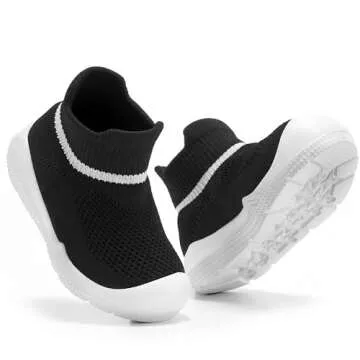 MORENDL Toddler Walking Sock Shoes for Boys