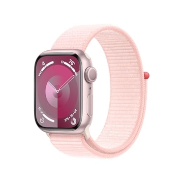 Stylish Apple Watch Series 9 with Pink Aluminum Case
