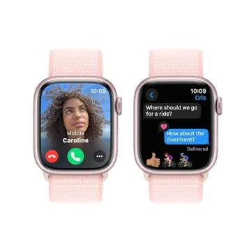 Stylish Apple Watch Series 9 with Pink Aluminum Case