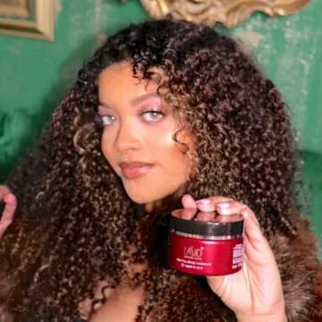 Lasio HYPERSILK Cacao Mask with Keratin, Jojoba, Coconut, and Avocado Oils - Moisture and Repair for Thick, Wavy, Curly, Dry, or Damaged Hair - Restores Strength, Elasticity Shine - 4.23 Fl. Oz.