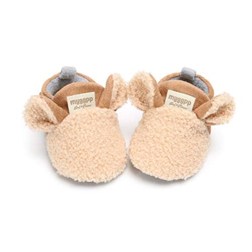 Cozy CARREAN Plush Baby Slippers for Toddler Comfort