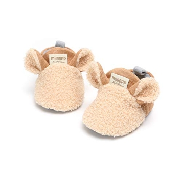 Cozy CARREAN Plush Baby Slippers for Toddler Comfort