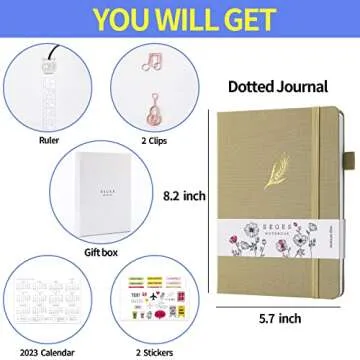 SeQeS Bullet Dotted Journal - A5 Premium Notebook