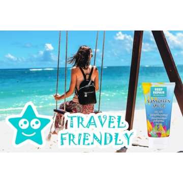 Reef Safe Sunscreen SPF 30 (2 Pack) - Natural, Travel Size, Water Resistant 40 Minutes, Moisturizing, Broad Spectrum UVA/UVB Coral Friendly Mineral Suncream from Reef Repair